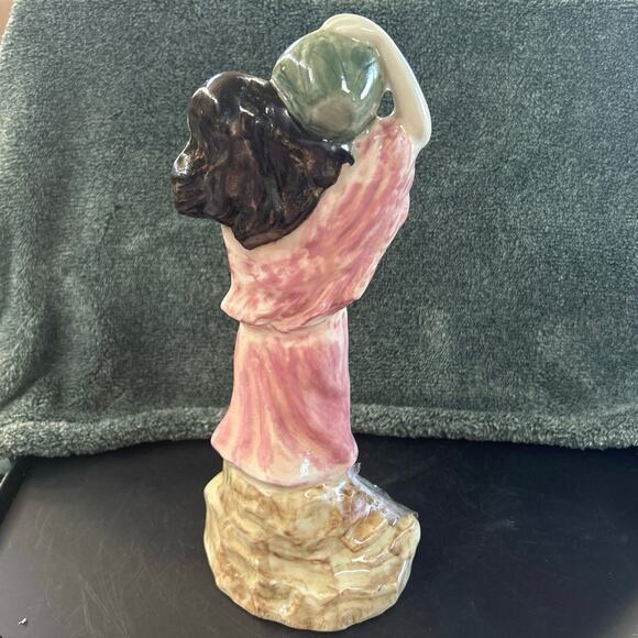 Native American Woman Figure Ceramic Vintage Read Discription - Picture 6 of 10